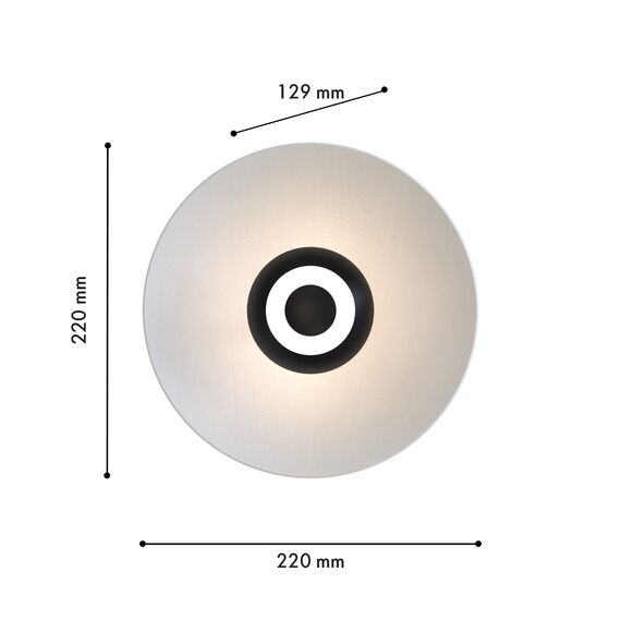 Favourite 4287-1W, настенный светильник, D130xW220xH220, LEDx9W, 550LM, 4000K, included, изображение 2