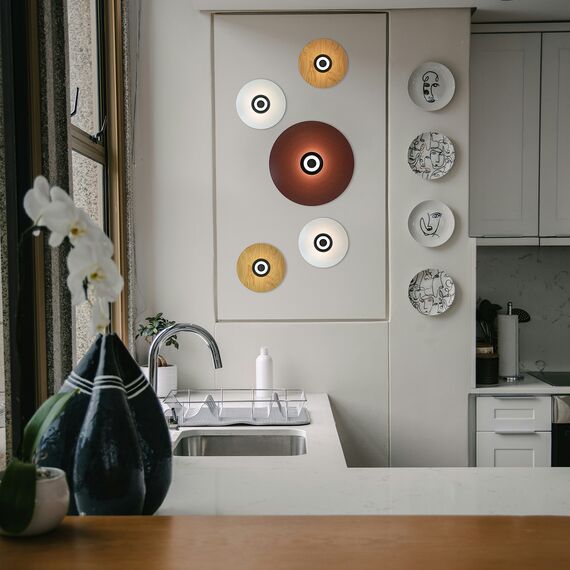 Favourite 4287-1W, настенный светильник, D130xW220xH220, LEDx9W, 550LM, 4000K, included, изображение 4