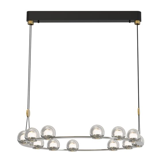 Favourite 4291-12P, подвесная люстра, D820xH1500/1575, 12xLEDx7.2W, 7000LM, 4000K, included