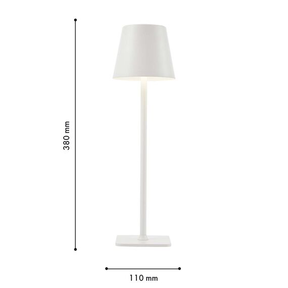 F-Promo 4614-1T, настольный светильник, D110xH380, LEDx3.5W, 265LM, 4000K, included, touch dimmer, изображение 3