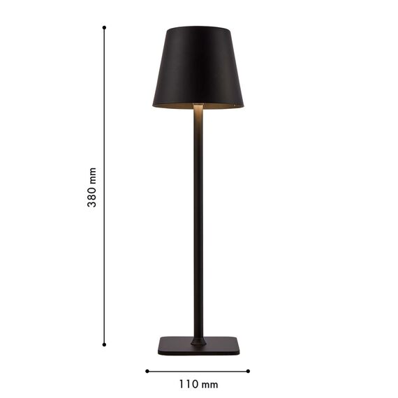 F-Promo 4615-1T, настольный светильник, D110xH380, LEDx3.5W, 265LM, 4000K, included, touch dimmer, изображение 3