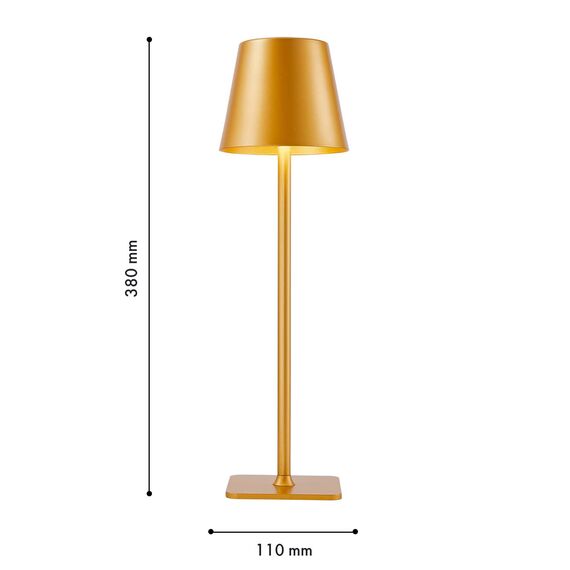 F-Promo 4616-1T, настольный светильник, D110xH380, LEDx3.5W, 265LM, 4000K, included, touch dimmer, изображение 3