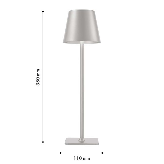 F-Promo 4617-1T, настольный светильник, D110xH380, LEDx3.5W, 265LM, 4000K, included, touch dimmer, изображение 3