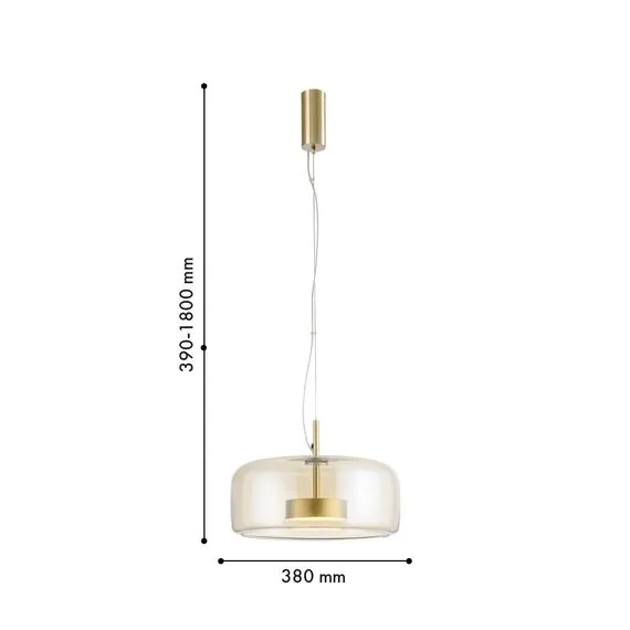 Favourite 4235-2P, подвес, D380xH390/1800, LEDx12W, 1300LM, 4000K, included, изображение 3