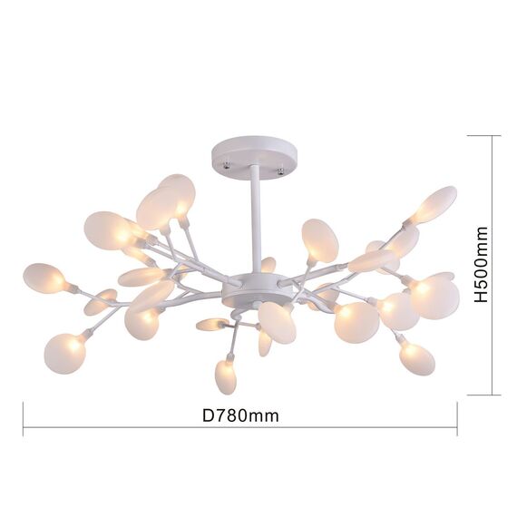 F-Promo 2479-10P, подвесная люстра, D780xH500, 30xG4LEDx3W, 4914LM, 3000K, included, изображение 3