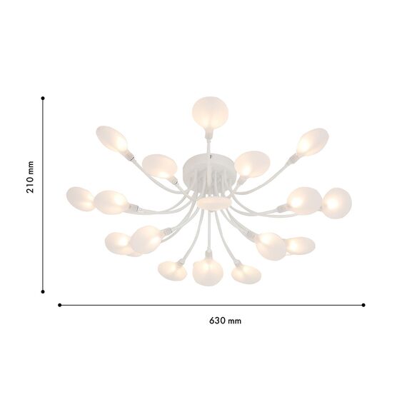 F-Promo 4198-20C, потолочная люстра, D630xH210, 20xG4LEDx3W, 4000LM, 3000K, included, изображение 3