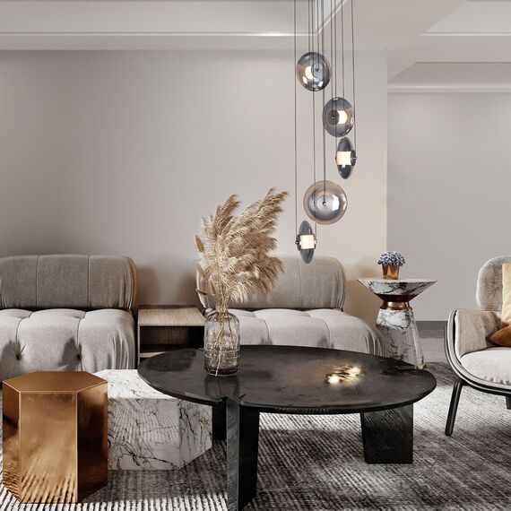 Favourite 4373-1T, настольный светильник, D260xH400, LEDx7W, 490LM, 4000K, CRI>90, included, switch, изображение 6