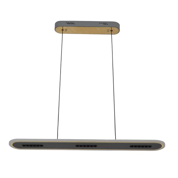 F-Promo 4472-3P, подвесная люстра, L800xW115xH1000/1600, LEDx63W, 4600LM, 3000-6500K, included, remote control, изображение 2