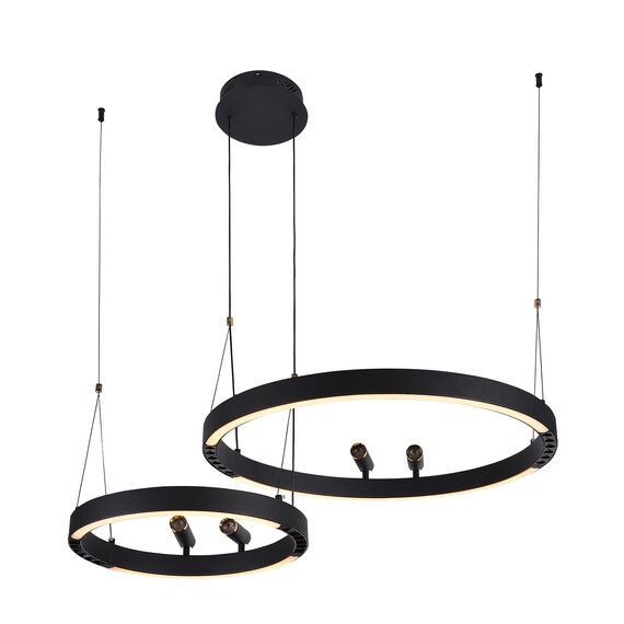 F-Promo 4474-2P, подвесная люстра, D830xH1000/1800, LEDx53W + LEDx33W + 4xLEDx3W, 2075LM, 3000-6500K, included, remote control, изображение 6