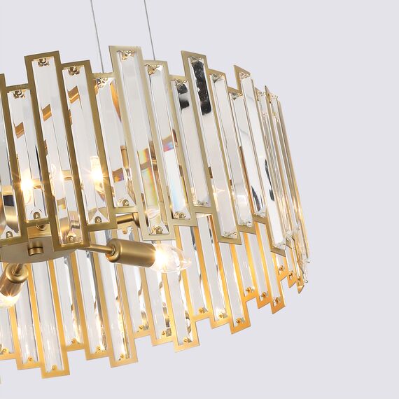 F-Promo 4484-6P, подвесная люстра, D600xH220/1200, 6xE14x60W, excluded, изображение 4