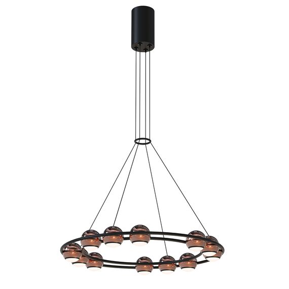 Favourite 4561-12P, подвесная люстра, D450xH1500/1675, 12xLEDx4W, 2880LM, 4000K, included