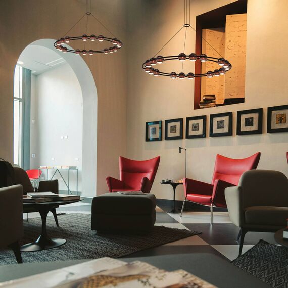 Favourite 4561-18P, подвесная люстра, D650xH1500/1675, 18xLEDx4W, 4320LM, 4000K, included, изображение 4