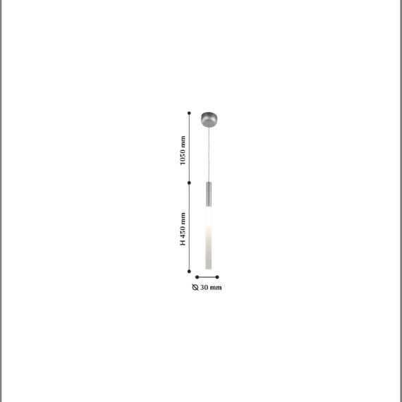 Favourite 2216-1P, подвес, D30xH450/1500, LEDx3W, 150LM, 4000K, included, изображение 2