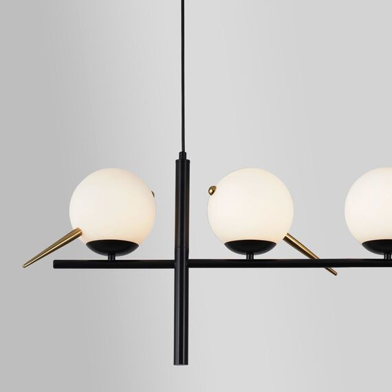 F-Promo 4106-5P, подвесная люстра, L1160xW150xH800/1200, 5xE27x60W, excluded, изображение 4