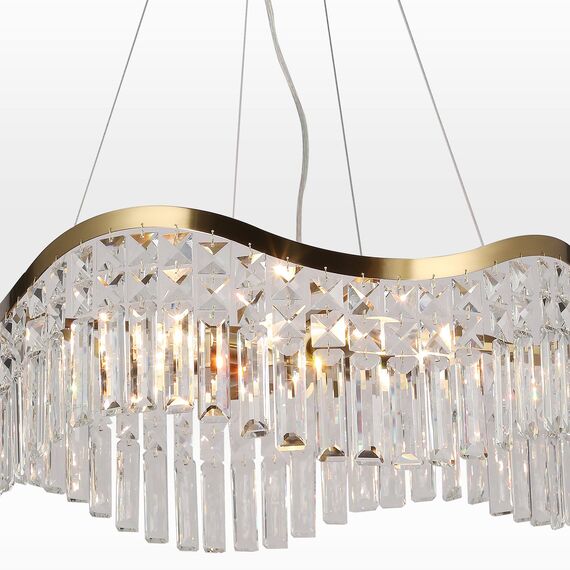 Favourite 4135-8P, подвесная люстра, D600xH215/1200, 8xE14x60W, excluded, изображение 4