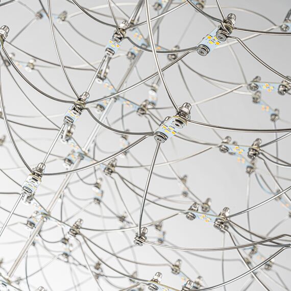 Favourite 4305-12P, подвесная люстра, D1250xH420/2420, LEDx143W, 6200LM, 3000K/4500K/6000K, included, remote control, изображение 4