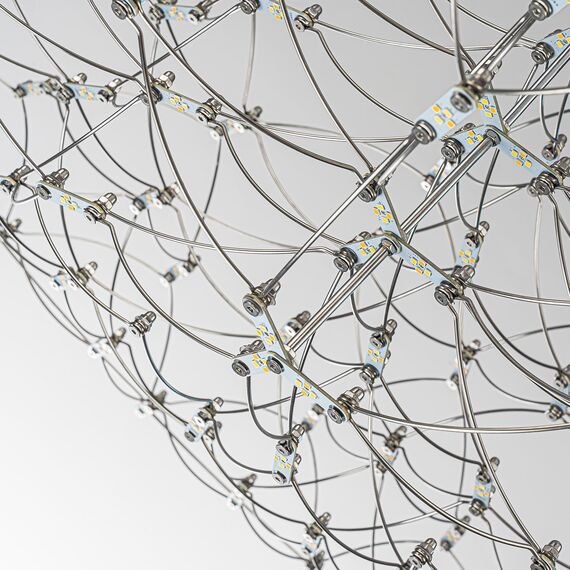 Favourite 4305-12P, подвесная люстра, D1250xH420/2420, LEDx143W, 6200LM, 3000K/4500K/6000K, included, remote control, изображение 6