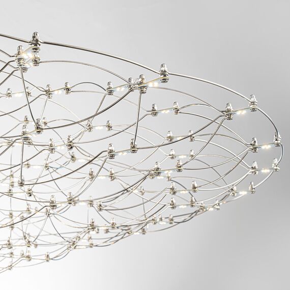 Favourite 4305-12P, подвесная люстра, D1250xH420/2420, LEDx143W, 6200LM, 3000K/4500K/6000K, included, remote control, изображение 7