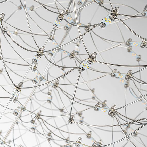 Favourite 4305-12P, подвесная люстра, D1250xH420/2420, LEDx143W, 6200LM, 3000K/4500K/6000K, included, remote control, изображение 8