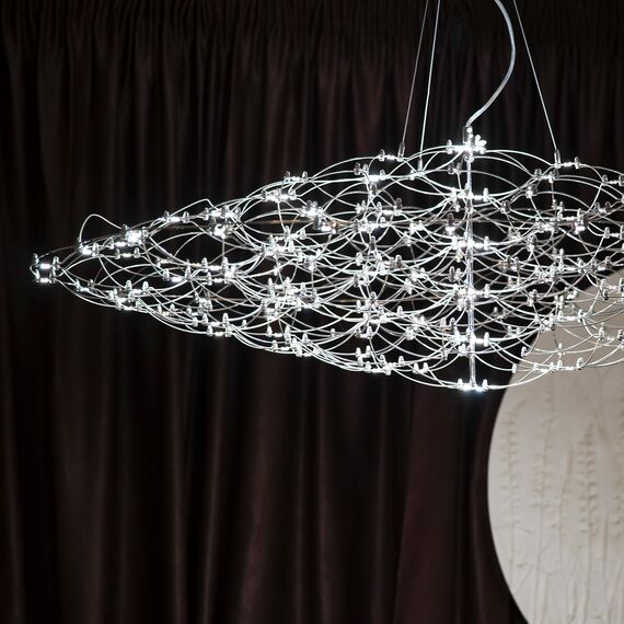 Favourite 4305-12P, подвесная люстра, D1250xH420/2420, LEDx143W, 6200LM, 3000K/4500K/6000K, included, remote control, изображение 11