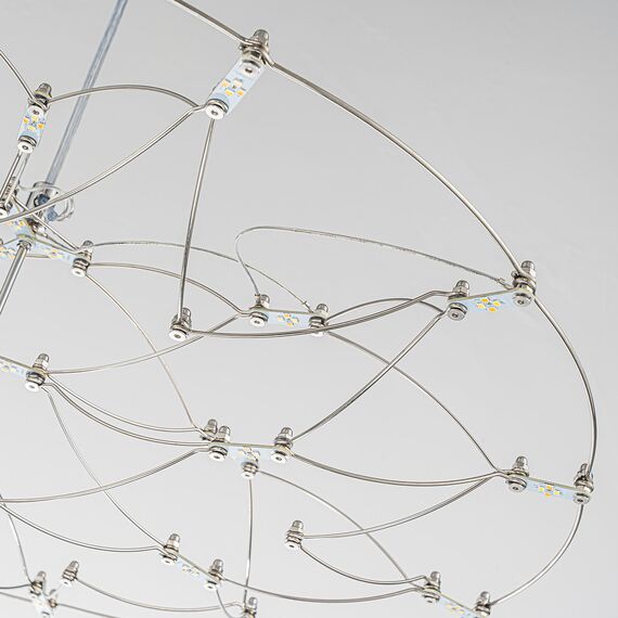 Favourite 4305-6P, подвесная люстра, D585xH190/2190, LEDx23W, 5300LM, 3000K/4500K/6000K, included, remote control, изображение 5