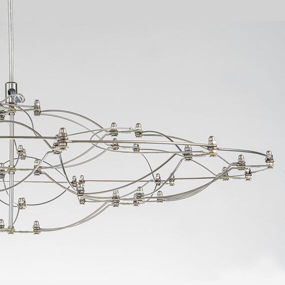 Favourite 4305-6P, подвесная люстра, D585xH190/2190, LEDx23W, 5300LM, 3000K/4500K/6000K, included, remote control, изображение 6