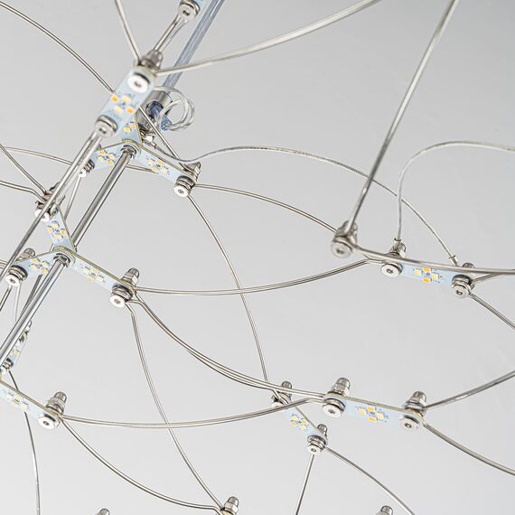 Favourite 4305-6P, подвесная люстра, D585xH190/2190, LEDx23W, 5300LM, 3000K/4500K/6000K, included, remote control, изображение 7