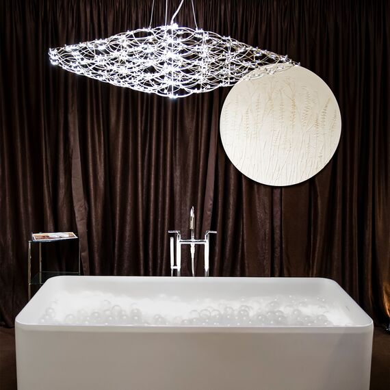 Favourite 4305-6P, подвесная люстра, D585xH190/2190, LEDx23W, 5300LM, 3000K/4500K/6000K, included, remote control, изображение 10