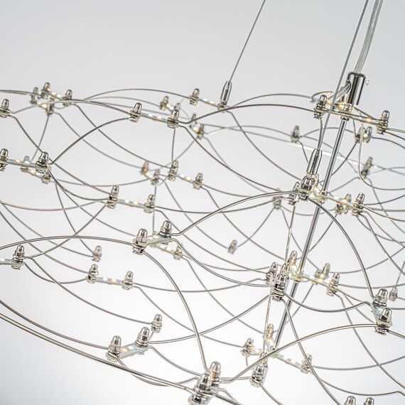 Favourite 4305-8P, подвесная люстра, D785xH270/2270, LEDx46W, 5580LM, 3000K/4500K/6000K, included, remote control, изображение 4