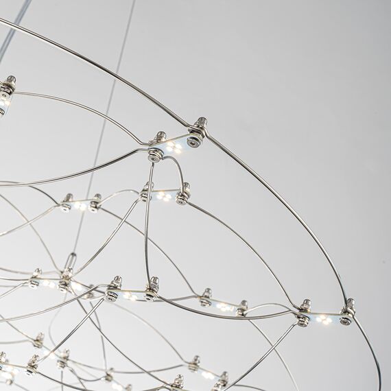 Favourite 4305-8P, подвесная люстра, D785xH270/2270, LEDx46W, 5580LM, 3000K/4500K/6000K, included, remote control, изображение 5