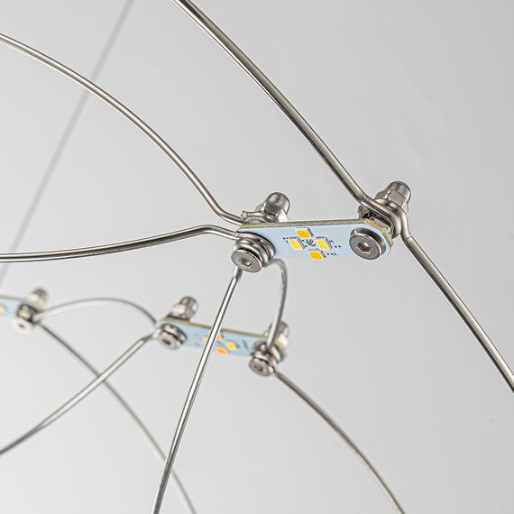 Favourite 4305-8P, подвесная люстра, D785xH270/2270, LEDx46W, 5580LM, 3000K/4500K/6000K, included, remote control, изображение 8