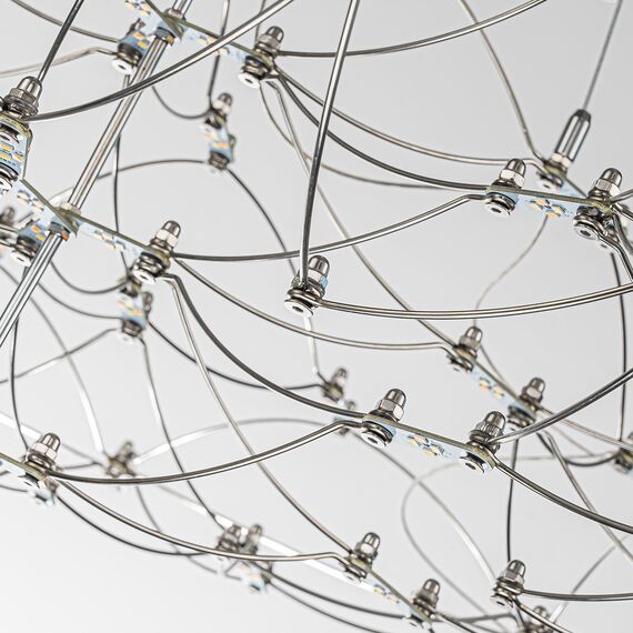 Favourite 4305-8P, подвесная люстра, D785xH270/2270, LEDx46W, 5580LM, 3000K/4500K/6000K, included, remote control, изображение 9