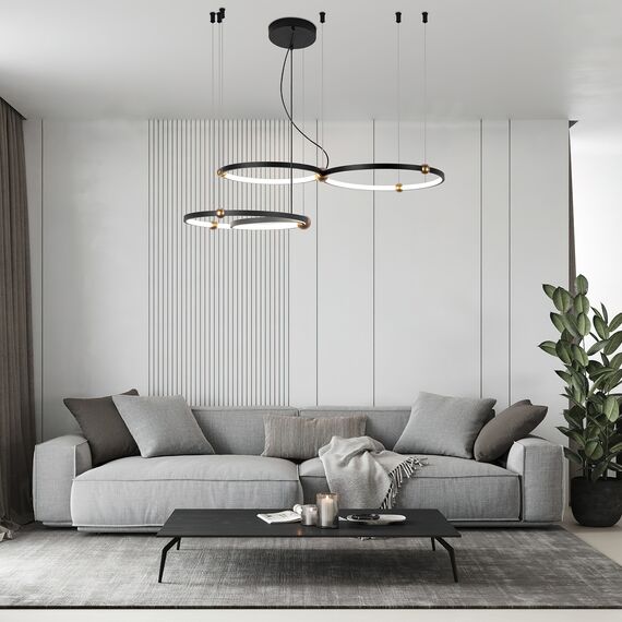 Favourite 4569-1P, подвесная люстра, D500xH1600, LEDx40W, 2600LM, 4000K, included, изображение 9