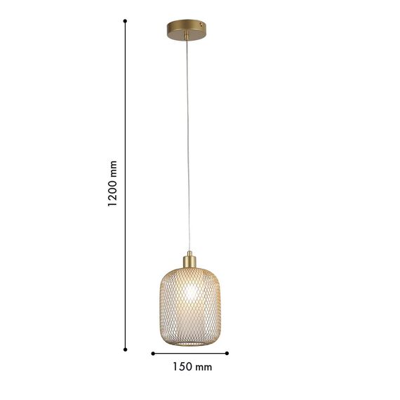 F-Promo 4603-1P, подвес, D150xH205/1200, 1xE14x60W, excluded, изображение 3