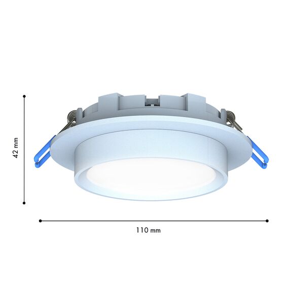 Favourite 4672-1U, уличный светильник, D110xH42, cutout:D95, 1xGX53LEDx15W, IP44, excluded, изображение 4