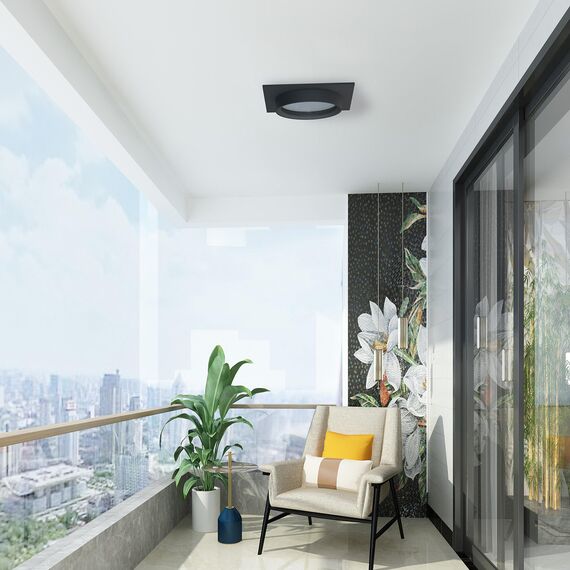 Favourite 4673-1U, уличный светильник, L110xW110xH42, cutout:D95, 1xGX53LEDx15W, IP44, excluded, изображение 5