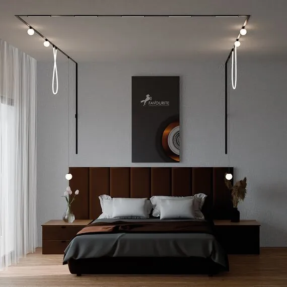 Favourite 4226-1U, потолочный светильник, D20xL2000, LEDx24W, 42V, 1900LM, 3000-6000K, IP20, included, изображение 4