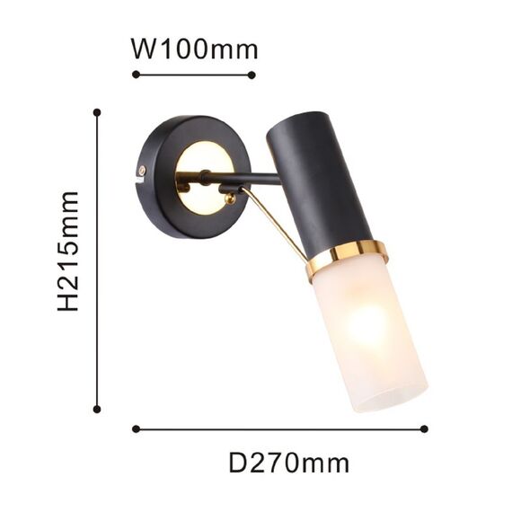 F-Promo 2558-1W, настенный светильник, D270xW100xH215, 1xE14x40W, excluded, изображение 3