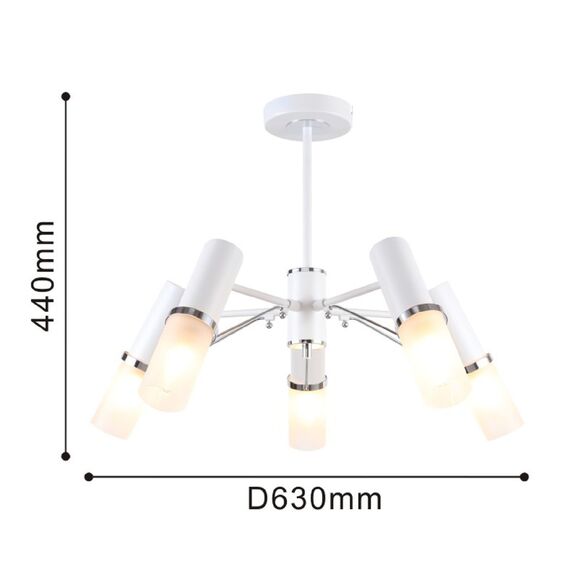 F-Promo 2559-5P, потолочная люстра, D630xH440, 5xE14x40W, excluded, изображение 3