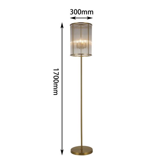 Favourite 2907-4F, напольный светильник, D300xH1700, 4xE14x60W, excluded, изображение 3