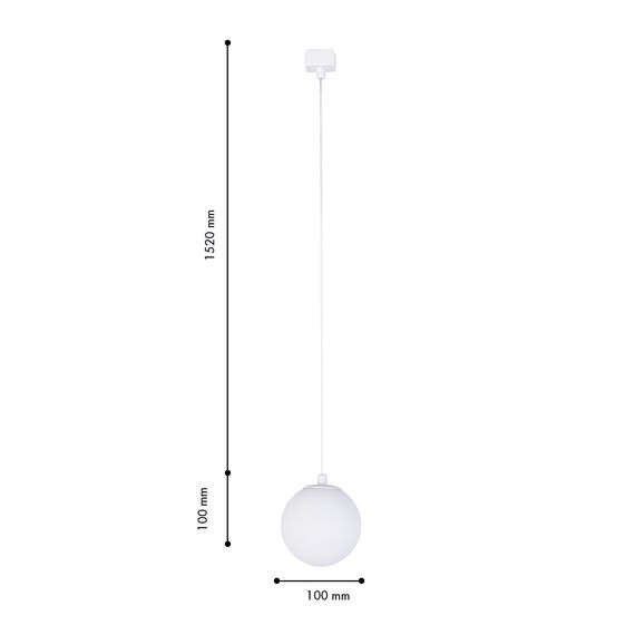 Favourite 4156-1P, подвес, D100xH1650, LEDx6W, 42V, угол рассеивания: 120°, 380LM, 3000-6000K, IP20, included, изображение 3