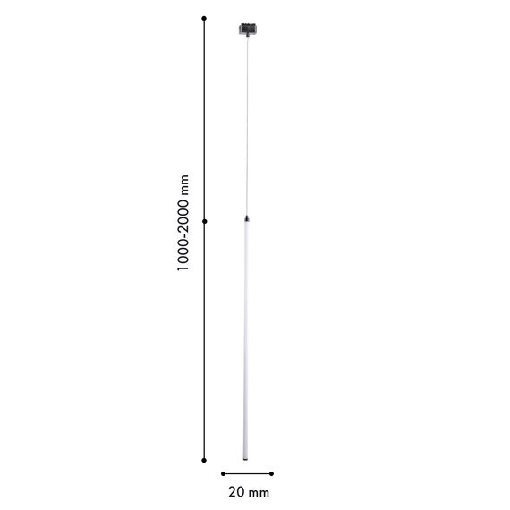 Favourite 4225-1P, подвес, D20xH2000, LEDx12W, 42V, 1000LM, 3000-6000K, IP20, included, изображение 3