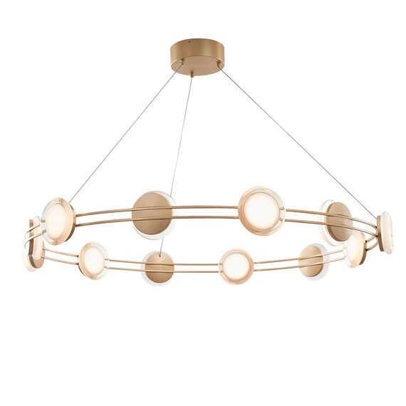 Favourite 4334-12P, подвесная люстра, D1000xH175/1800, 12xLEDx4W, 3840LM, 4000K, included