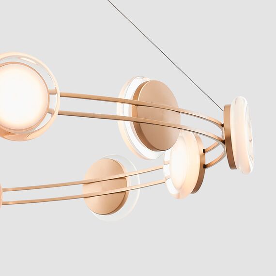 Favourite 4334-12P, подвесная люстра, D1000xH175/1800, 12xLEDx4W, 3840LM, 4000K, included, изображение 3