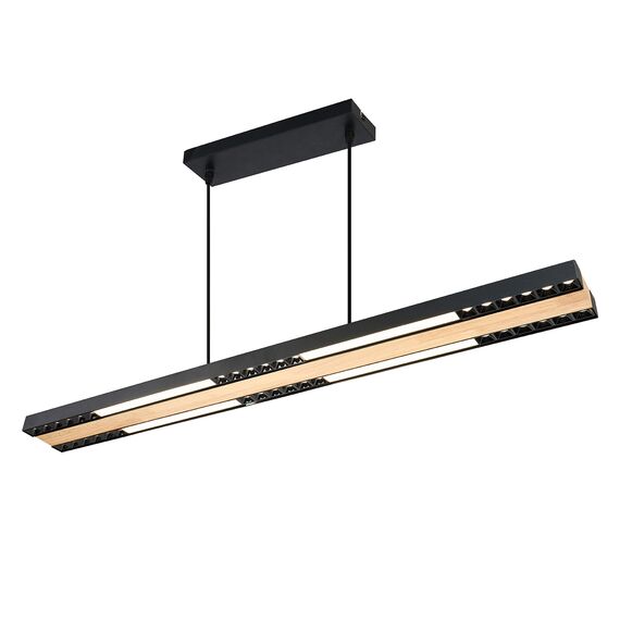 F-Promo 4440-4P, подвесная люстра, L900xW90xH1300/1500, LEDx24W, 2500LM, 4000K, included