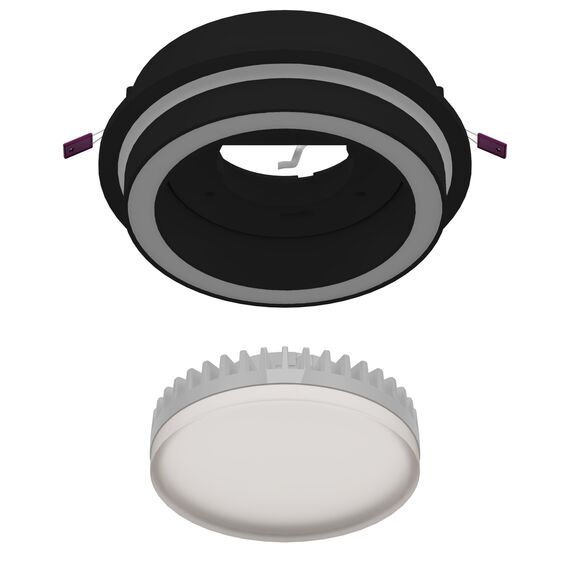 Favourite 4540-1C, врезной светильник, D105xH44, cutout:D90, 1xGX53LEDx15W, IP20, excluded, изображение 6
