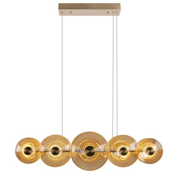 Favourite 4571-10P, подвесная люстра, L1120xW220xH1500/1690, LEDx55W, 3800LM, 4000K, included