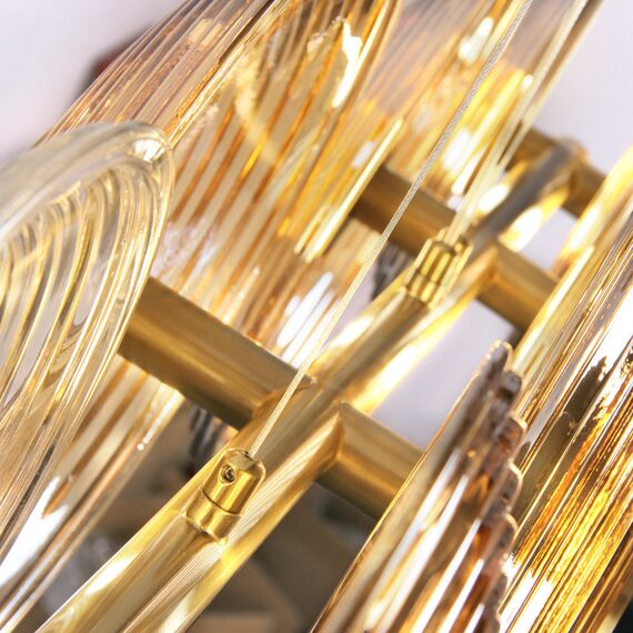 Favourite 4571-10P, подвесная люстра, L1120xW220xH1500/1690, LEDx55W, 3800LM, 4000K, included, изображение 5