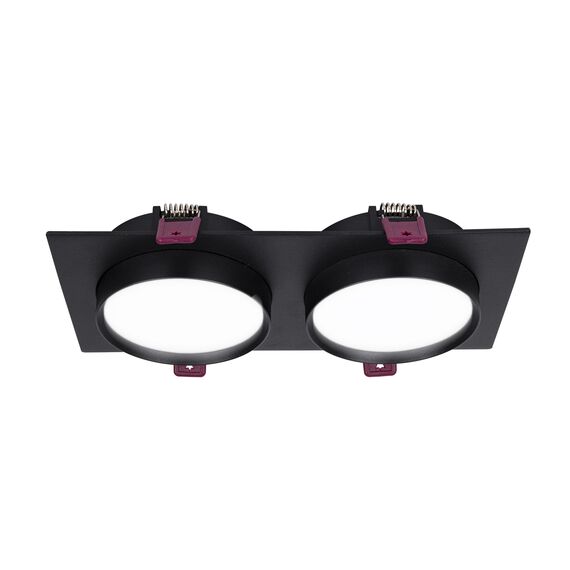 Favourite 4648-2C, врезной светильник, L215xW108xH37, cutout:L186xW92, 2xGX53LEDx15W, IP20, excluded