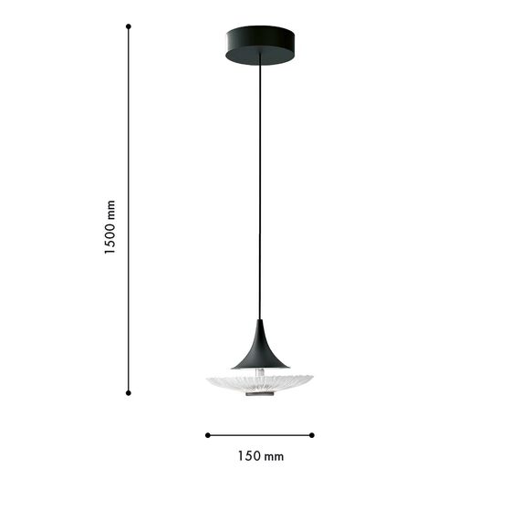 Favourite 4656-1P, подвес, D150xH1500, LEDx6W, 420LM, 4000K, included, изображение 4